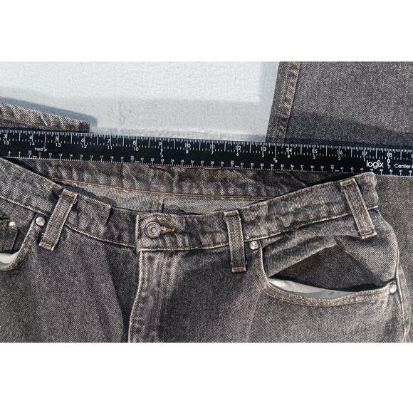 Vintage Levi’s 540 Relaxed Fit Black Jeans 38x34 USA Made 90s Grunge Denim rare - Picture 3 of 7